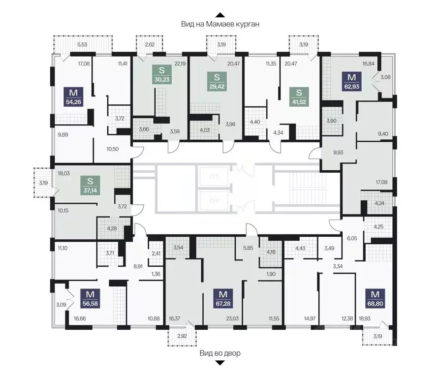 2-к кв. Волгоградская область, Волгоград просп. Имени В.И. Ленина, 59Г ... - Фото 2