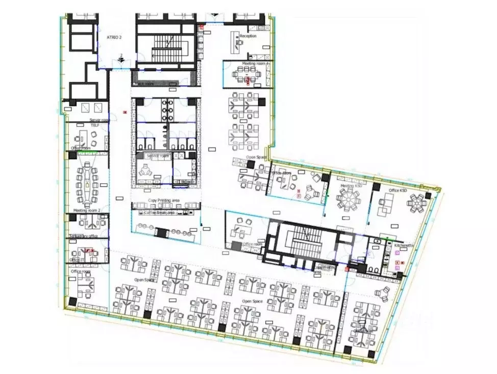 Помещение свободного назначения в Москва наб. Пресненская, 8с1 (1105 ... - Фото 2