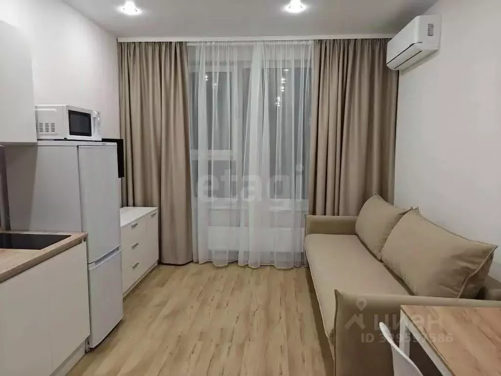 Студия Тюменская область, Тюмень ул. Республики, 205к1 (20.4 м) - Фото 2