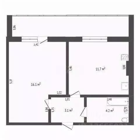 1-к кв. Костромская область, Кострома ул. 1-я Загородная, 58 (31.0 м) - Фото 1
