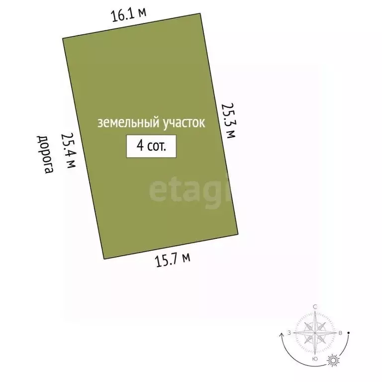 Участок в Крым, Симферопольский район, с. Трудовое, Здоровье СПК  (4.0 ... - Фото 2