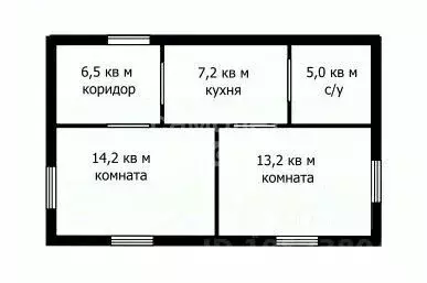 2-к кв. Томская область, Томск ул. Трифонова, 10А (45.7 м) - Фото 2