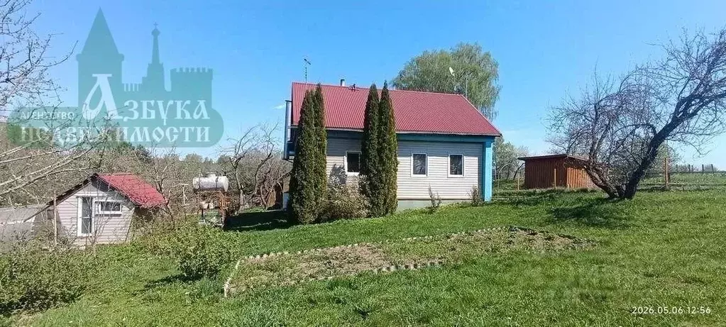 Дом в Смоленская область, Краснинский муниципальный округ, д. Малеево  ... - Фото 1