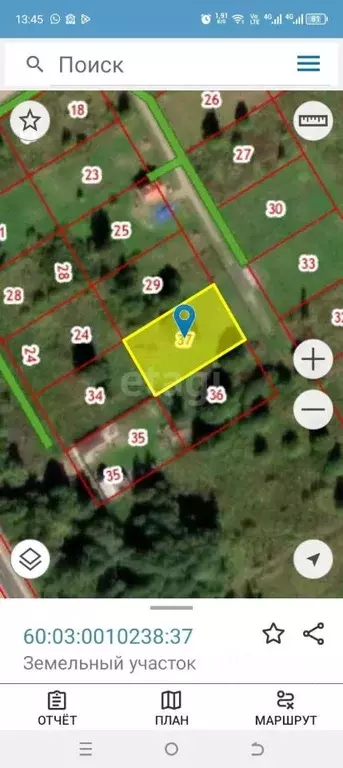 Участок в Псковская область, Гдов ул. Загородная (15.0 сот.) - Фото 2