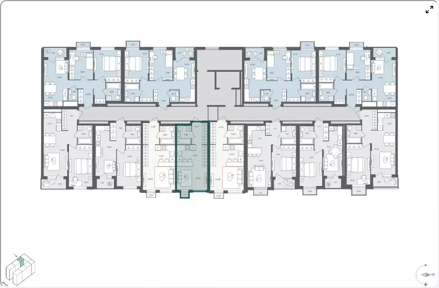 Квартира-студия: село Перхушково, микрорайон Равновесие, 4 (27.8 м) - Фото 2