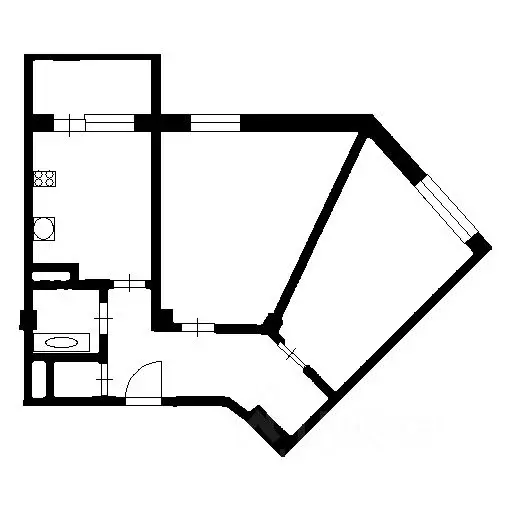 2-к кв. Санкт-Петербург ул. Есенина, 1к1 (69.0 м) - Фото 2