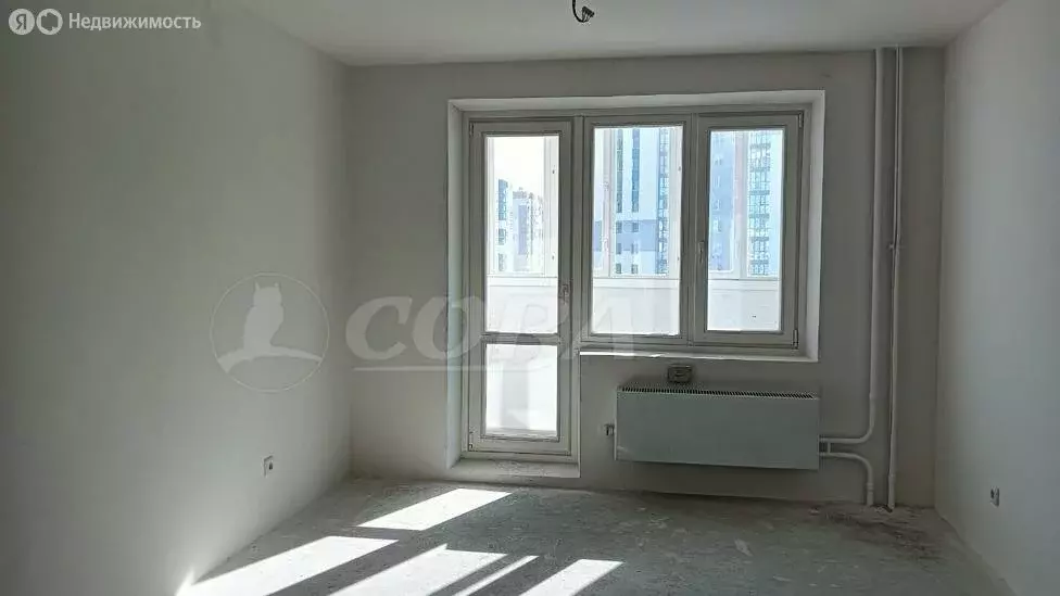 1-комнатная квартира: Тюмень, улица Константина Посьета, 9 (38 м) - Фото 1