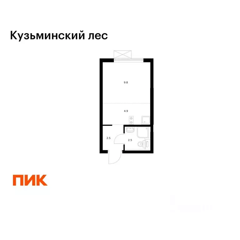 Студия Московская область, Котельники Белая Дача мкр, 30 (19.7 м) - Фото 1