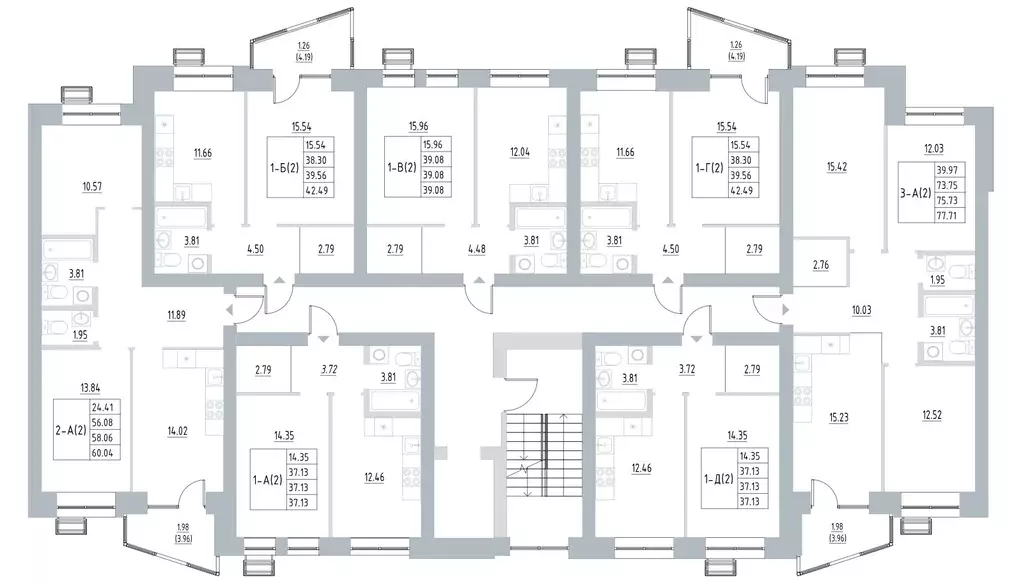 1-к кв. Пермский край, Пермь Рионская ул., 4А (37.13 м) - Фото 2