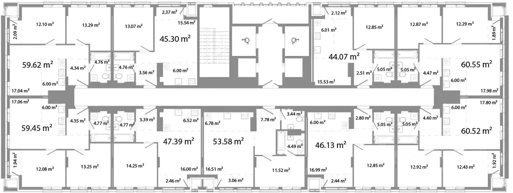 2-к кв. Челябинская область, Челябинск ул. Худякова, 18/3 (44.07 м) - Фото 2