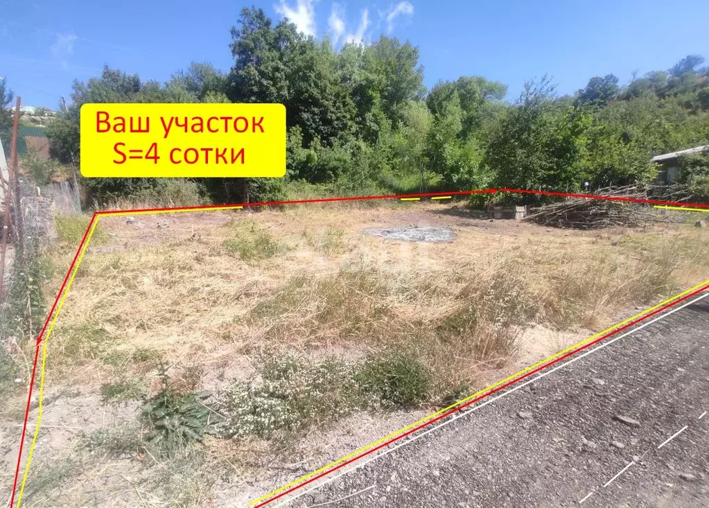 Участок в Крым, Ялта муниципальный округ, Краснокаменка пгт ул. Имени ... - Фото 1