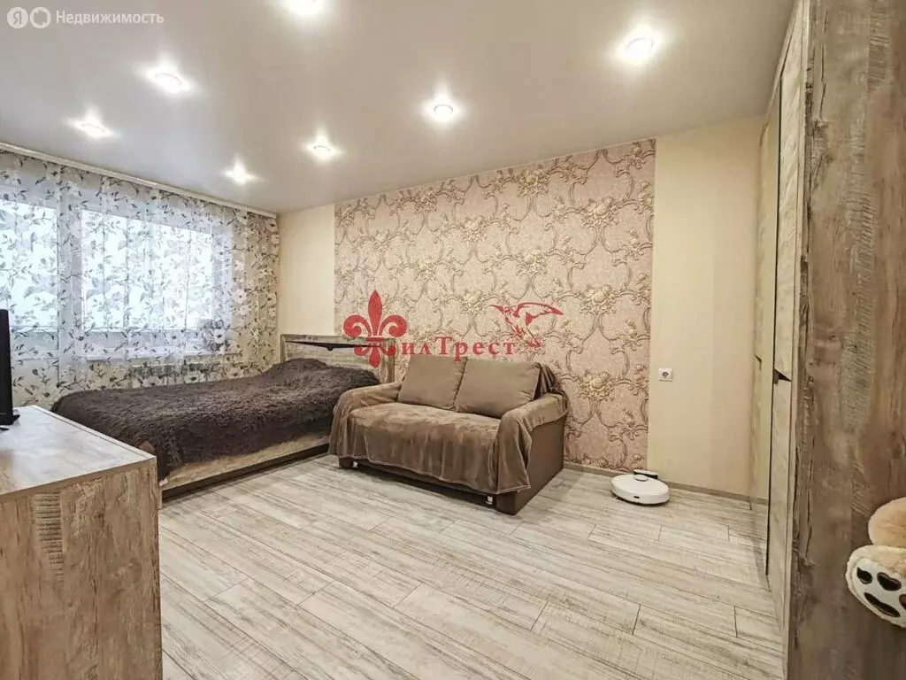 1-комнатная квартира: Строитель, улица Жукова, 5 (34.9 м) - Фото 1