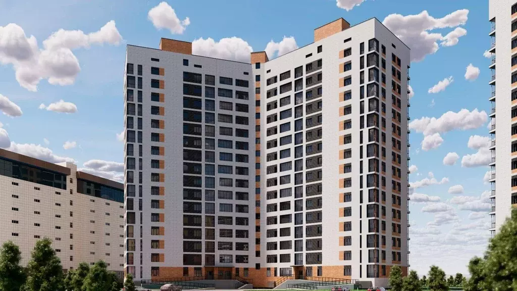 Квартира, 1 комната, 41.51 м - Фото 1