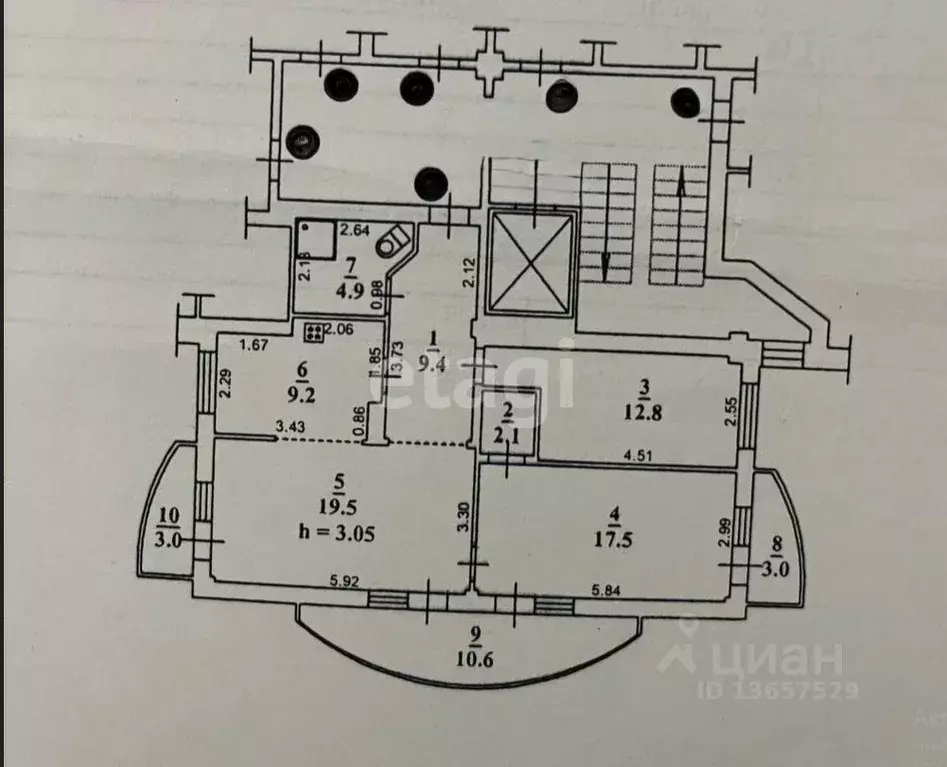 3-к кв. Иркутская область, Иркутск Дальневосточная ул., 134 (88.0 м) - Фото 2