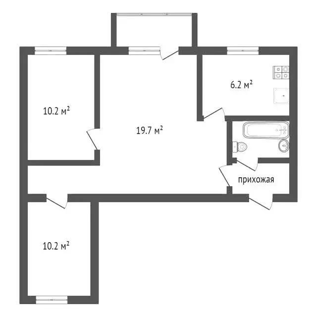 Квартира-студия: Воронеж, улица Еремеева, 35 (20 м) - Фото 0