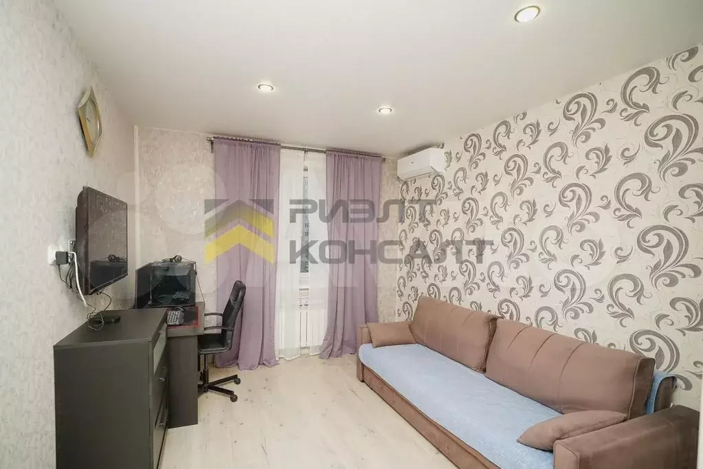 1-к. квартира, 36 м, 2/10 эт. - Фото 1