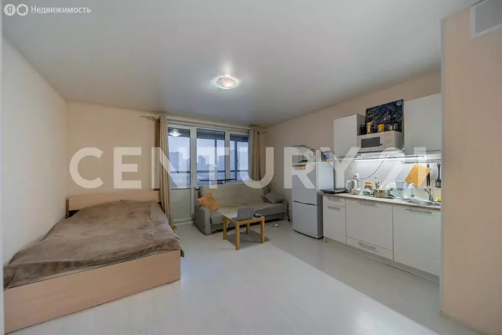 Квартира-студия: Санкт-Петербург, улица Вадима Шефнера, 10к1 (26 м) - Фото 0