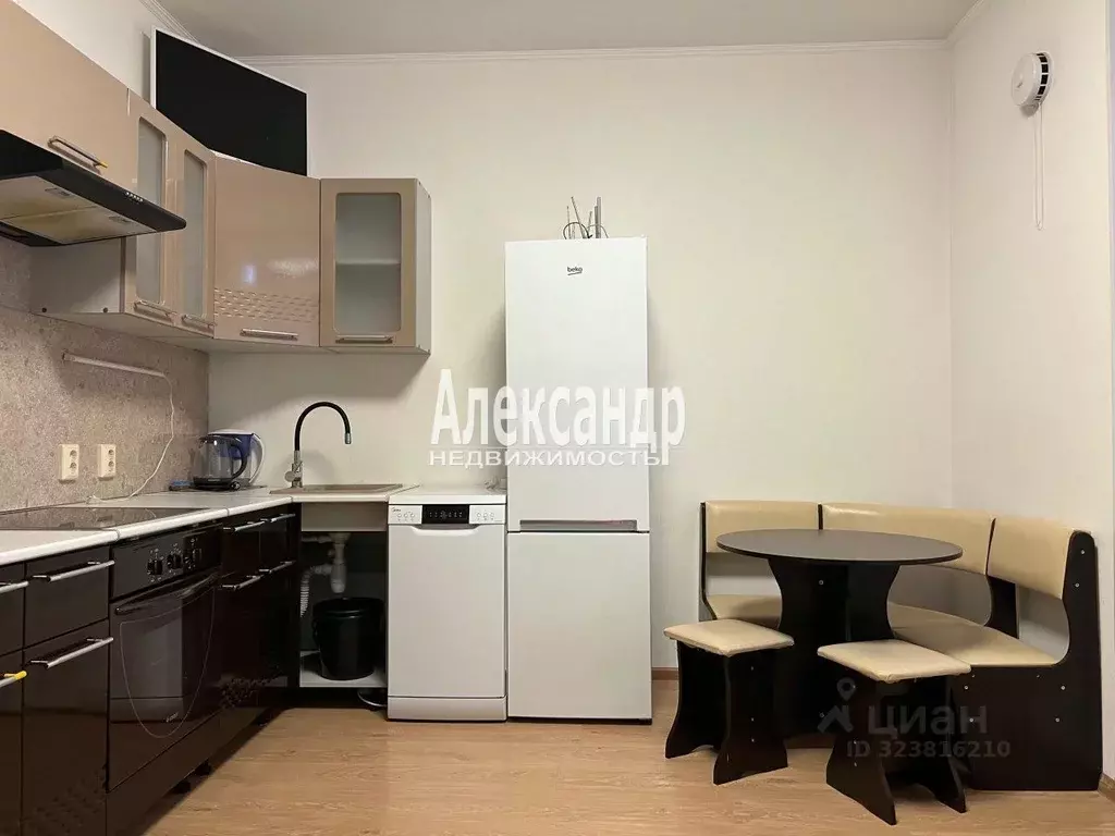 Студия Санкт-Петербург аллея Арцеуловская, 23к1 (24.2 м) - Фото 2