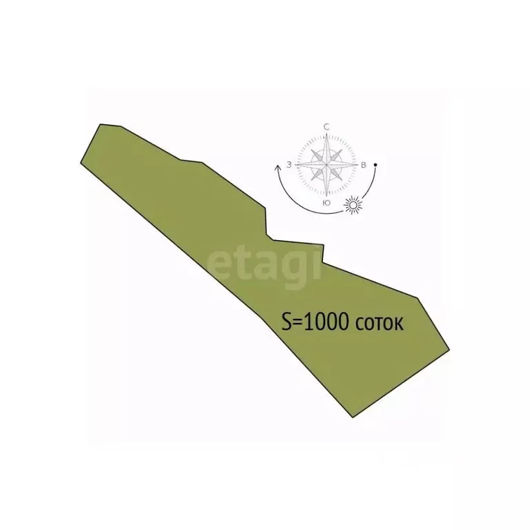 Участок в Брянская область, Выгоничский район, Хмелевское с/пос, д. ... - Фото 2