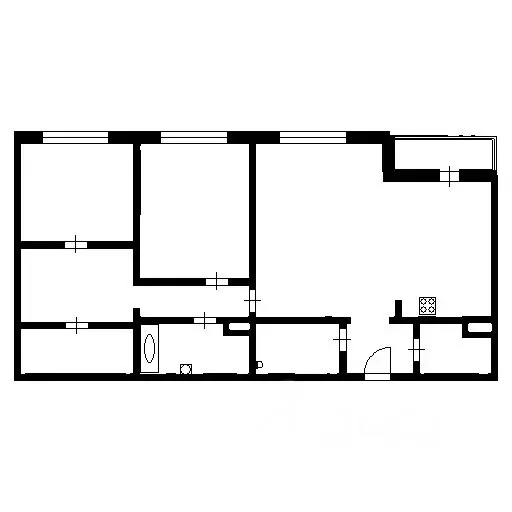 3-к кв. Санкт-Петербург Новгородская ул., 23 (113.6 м) - Фото 2