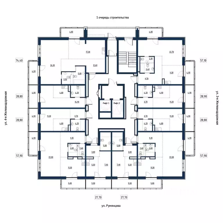 2-к кв. Иркутская область, Иркутск ул. Румянцева, 40 (57.9 м) - Фото 2