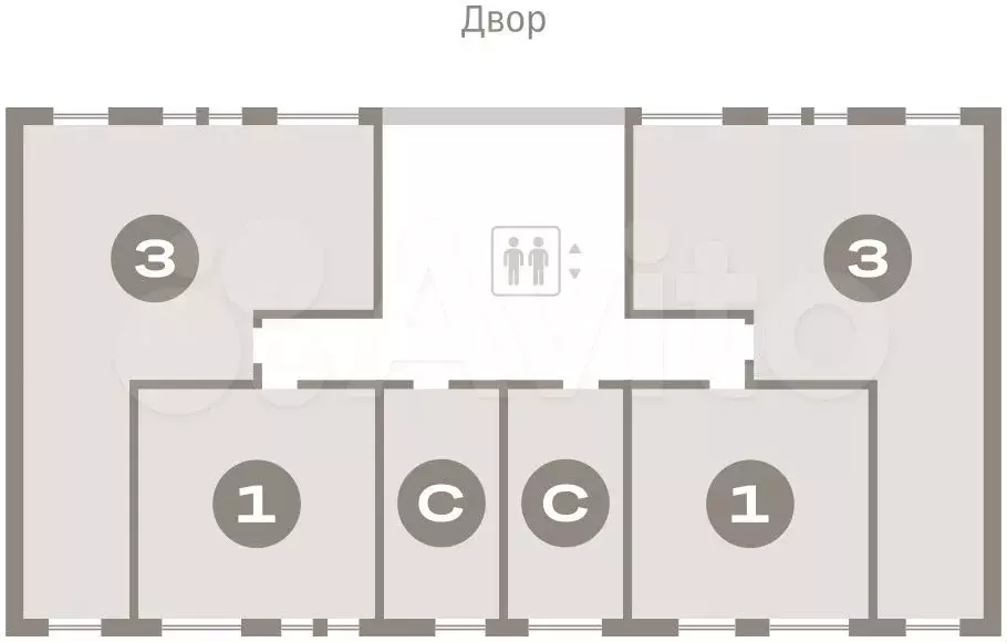 3-к. квартира, 84 м, 8/17 эт. - Фото 1