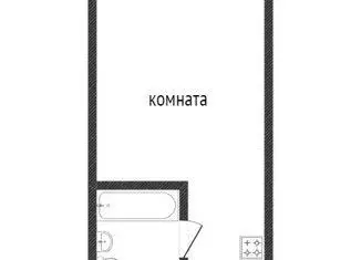 Квартира, 1 комната, 16.6 м - Фото 1