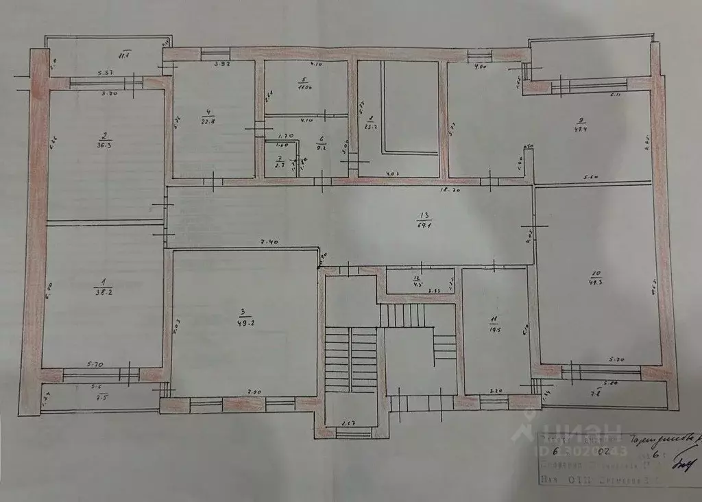 6-к кв. Татарстан, Казань ул. Аланлык, 47 (393.4 м) - Фото 2