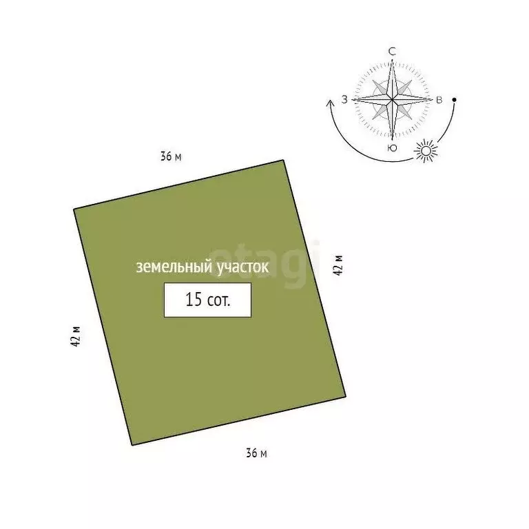 Участок в Красноярский край, городской округ Дивногорск, посёлок ... - Фото 1