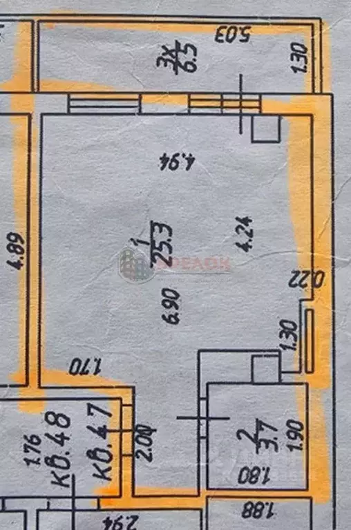 2-к кв. Ростовская область, Ростов-на-Дону 2-й Атмосферный пер., 4 ... - Фото 2