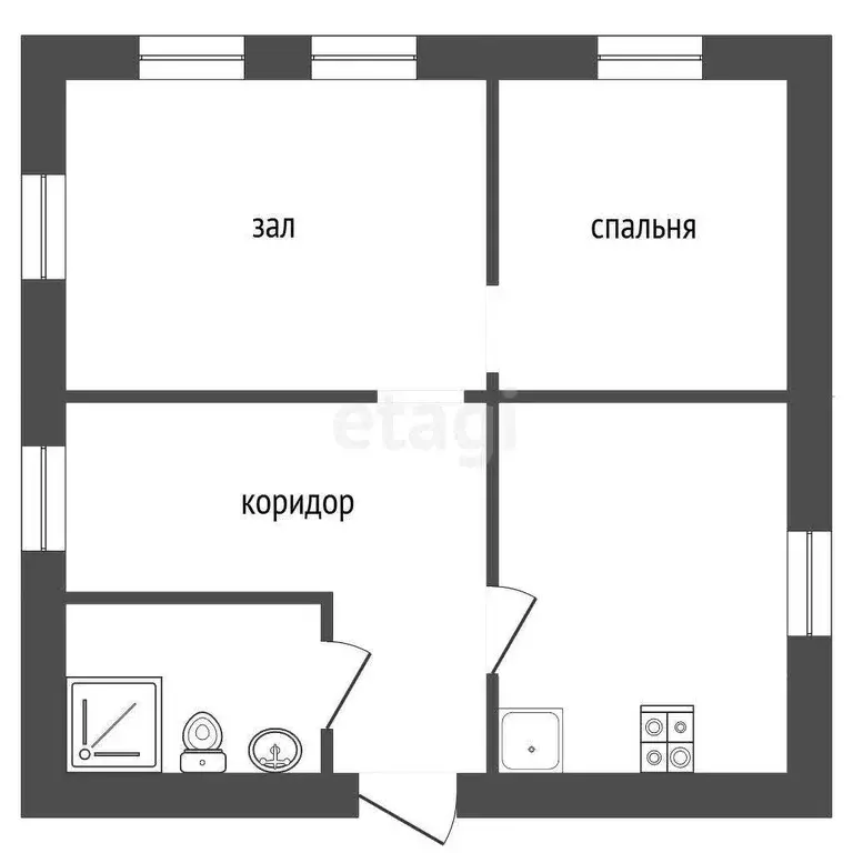 Дом, 41.2 м - Фото 0