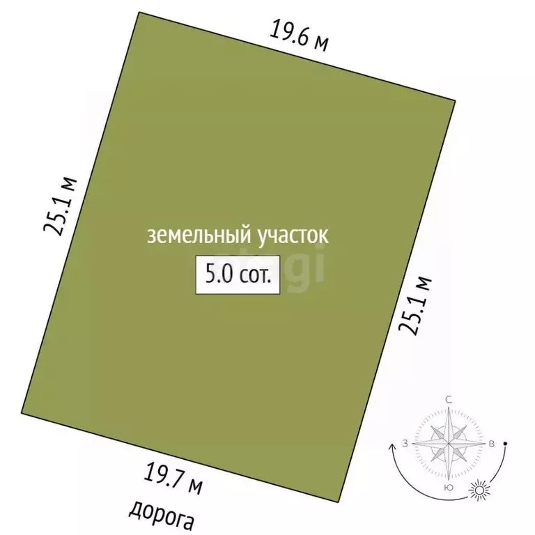 Участок в Ямало-Ненецкий АО, Новый Уренгой Северный Берег ДНТ, 31 ... - Фото 1