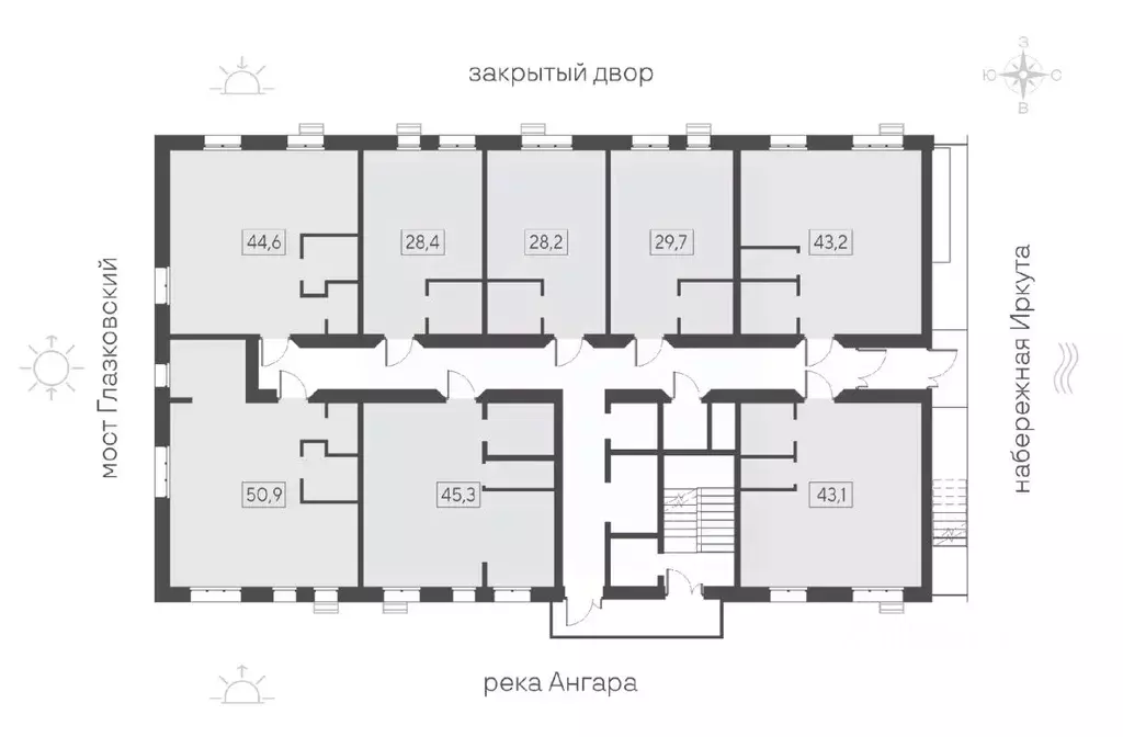1-к кв. Иркутская область, Иркутск Затон кв-л, Затон жилой комплекс ... - Фото 2