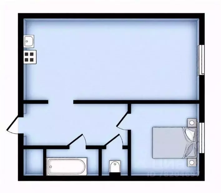 1-к кв. Санкт-Петербург Яхтенная ул., 31 (40.0 м) - Фото 2