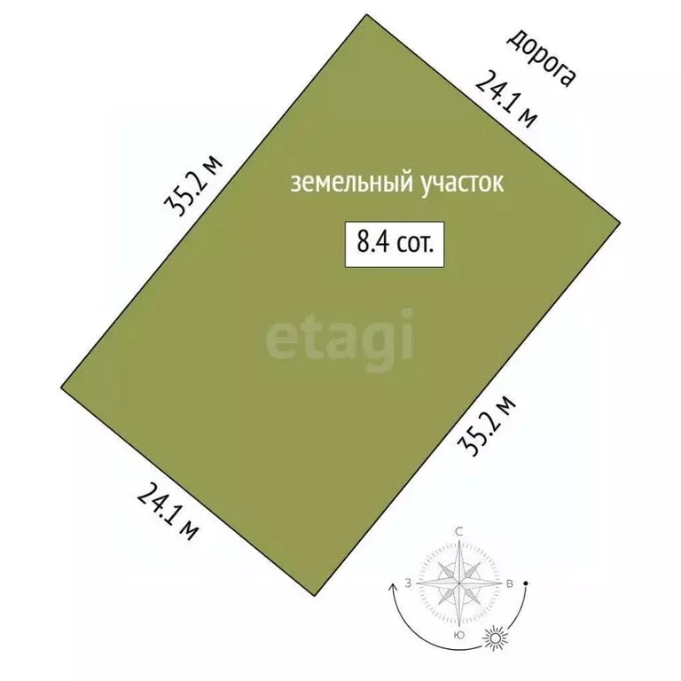 Участок в Тюменская область, Тюменский муниципальный округ, д. Большие ... - Фото 2
