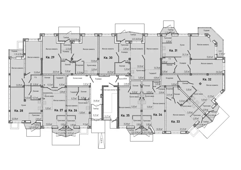 1-комнатная квартира: Заречный, Счастливая улица (41.67 м) - Фото 2