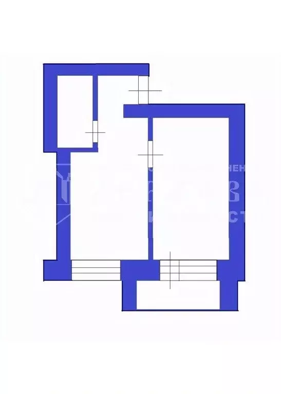 1-к кв. Кемеровская область, Кемерово ул. Халтурина, 39 (35.4 м) - Фото 2