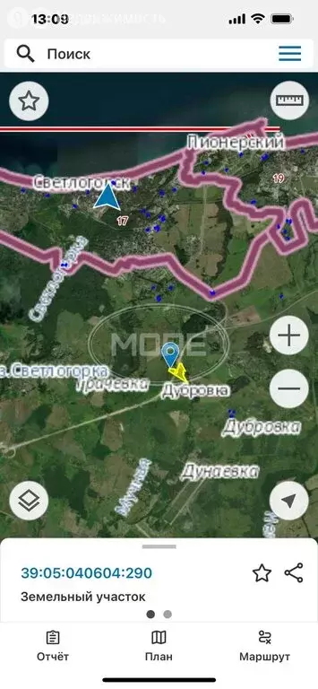 Участок в Калининградская область, Зеленоградский муниципальный округ, ... - Фото 1