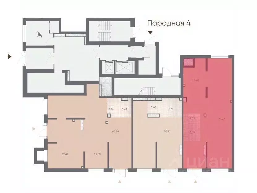 Помещение свободного назначения в Санкт-Петербург № 54 муниципальный ... - Фото 2