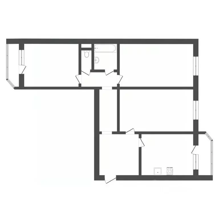 3-к кв. Тюменская область, Тюмень Широтная ул., 192к1 (90.4 м) - Фото 1