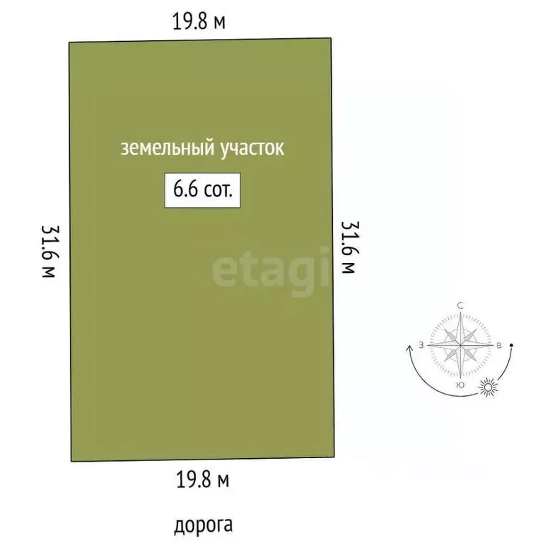 Участок в Тюменская область, Тюменский муниципальный округ, д. Елань  ... - Фото 2