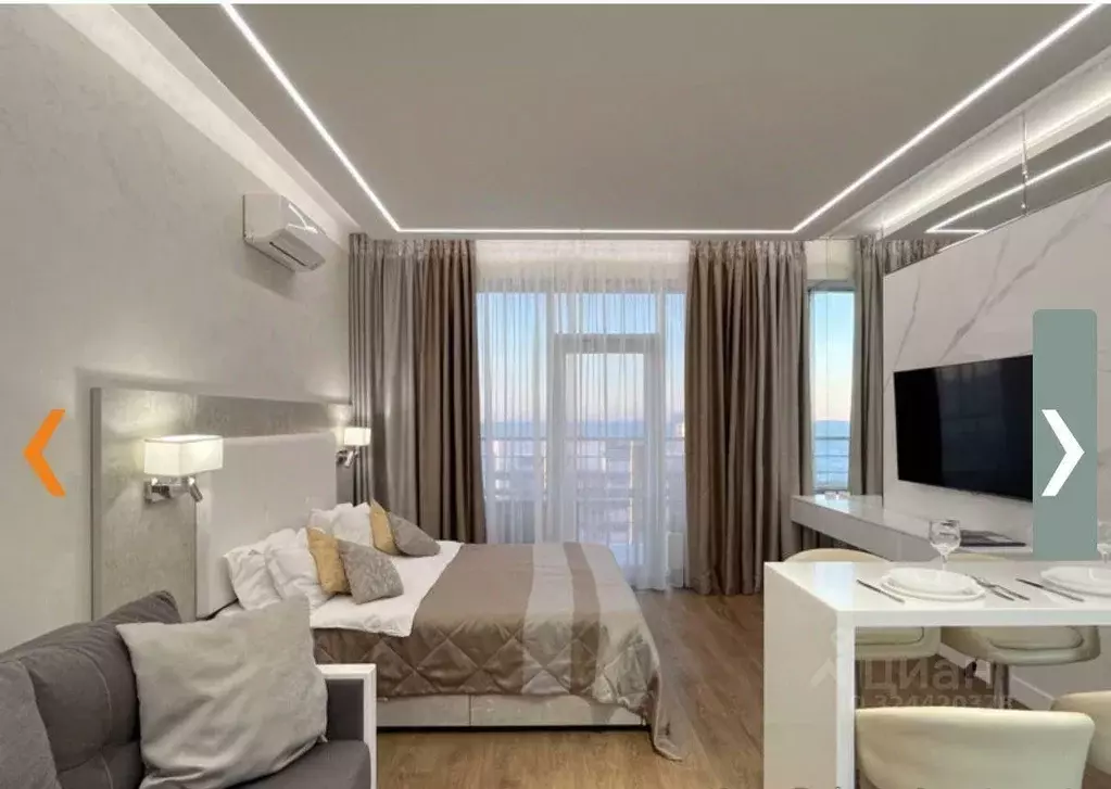 Студия Севастополь ул. Парковая, 7 (44.1 м) - Фото 1