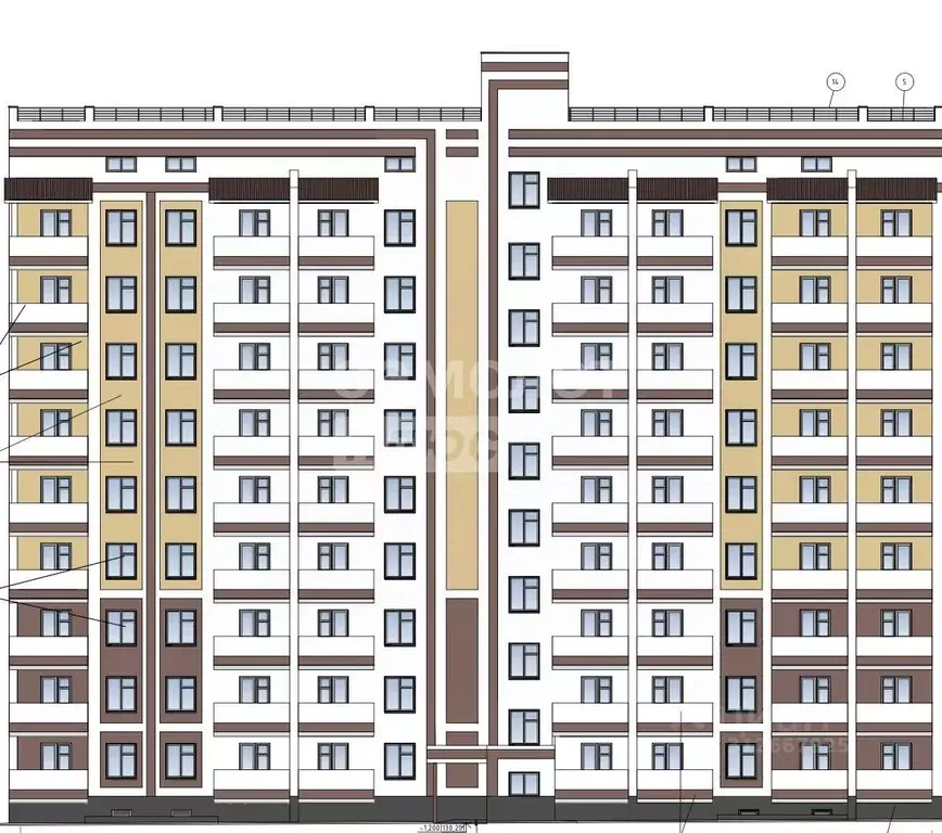 2-к кв. Тамбовская область, Тамбов Моршанское ш., 24А (52.3 м) - Фото 0