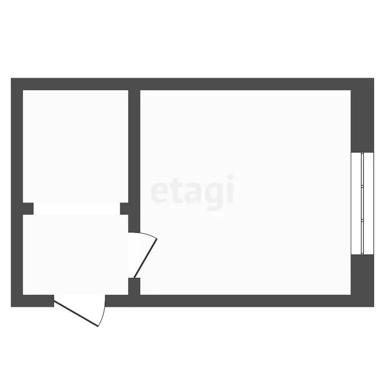 1к в -комнатной квартире (15 м) - Фото 1