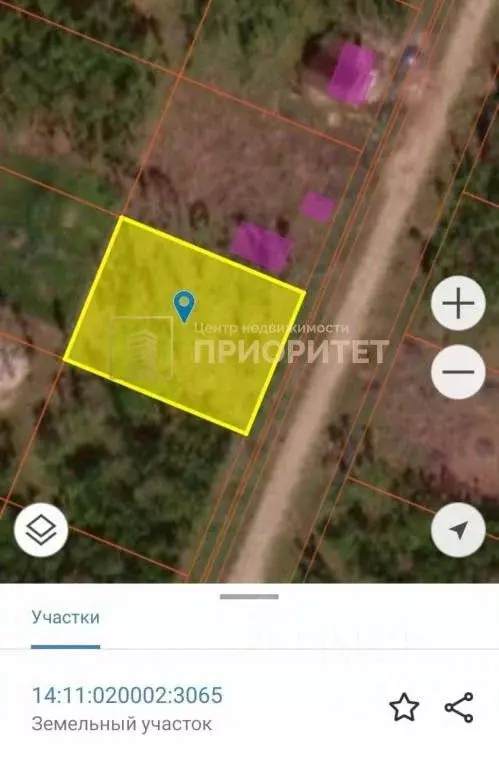 Участок в Саха (Якутия), Горный улус, с. Бердигестях ул. Дьулуур, 28 ... - Фото 2