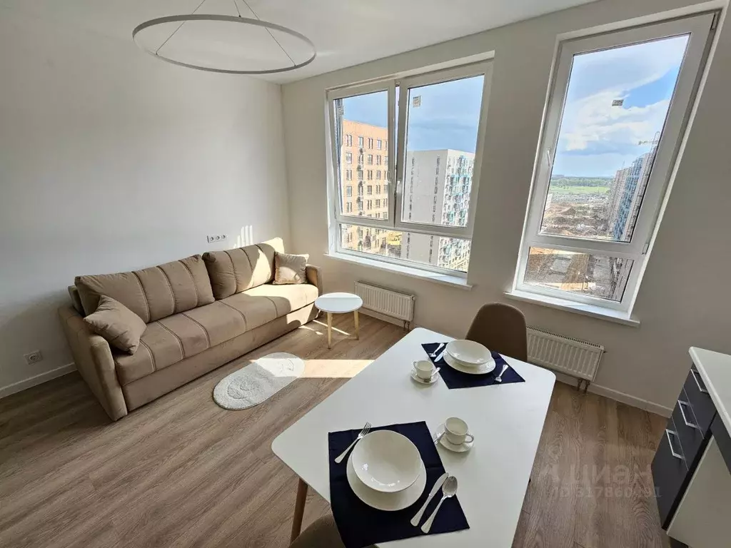Студия Москва пер. Любучанский, 1к2 (28.0 м) - Фото 1