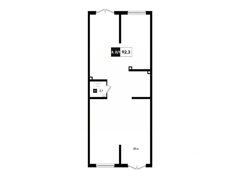 Офис в Краснодарский край, Краснодар ул. Анны Ахматовой, 6/1 (92 м) - Фото 1