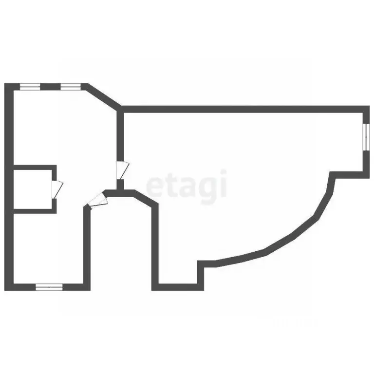 3-к кв. Калининградская область, Зеленоградск ул. Гагарина, 61 (107.0 ... - Фото 2