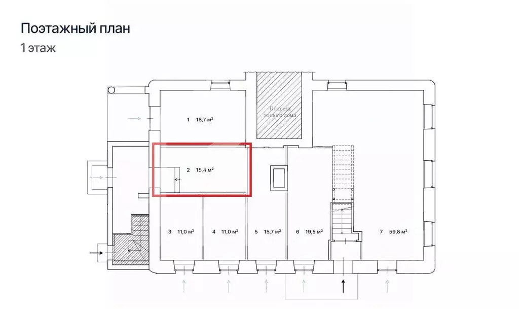 Помещение свободного назначения в Москва Бауманская ул., 33/2С3 (15 м) - Фото 2