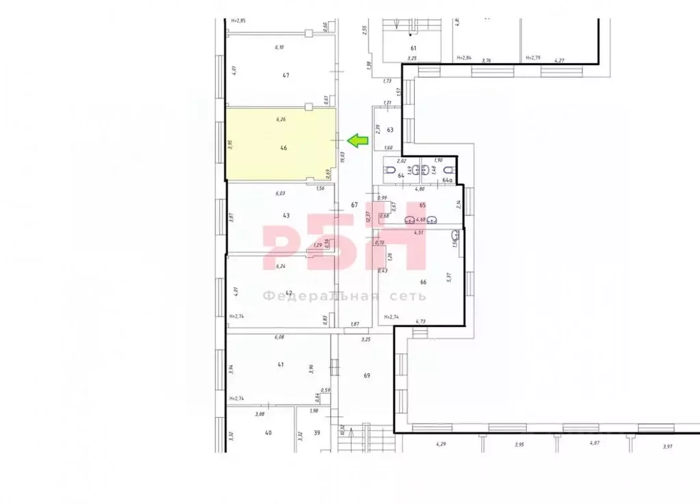 Офис в Свердловская область, Екатеринбург ул. Белинского, 34 (24 м) - Фото 2